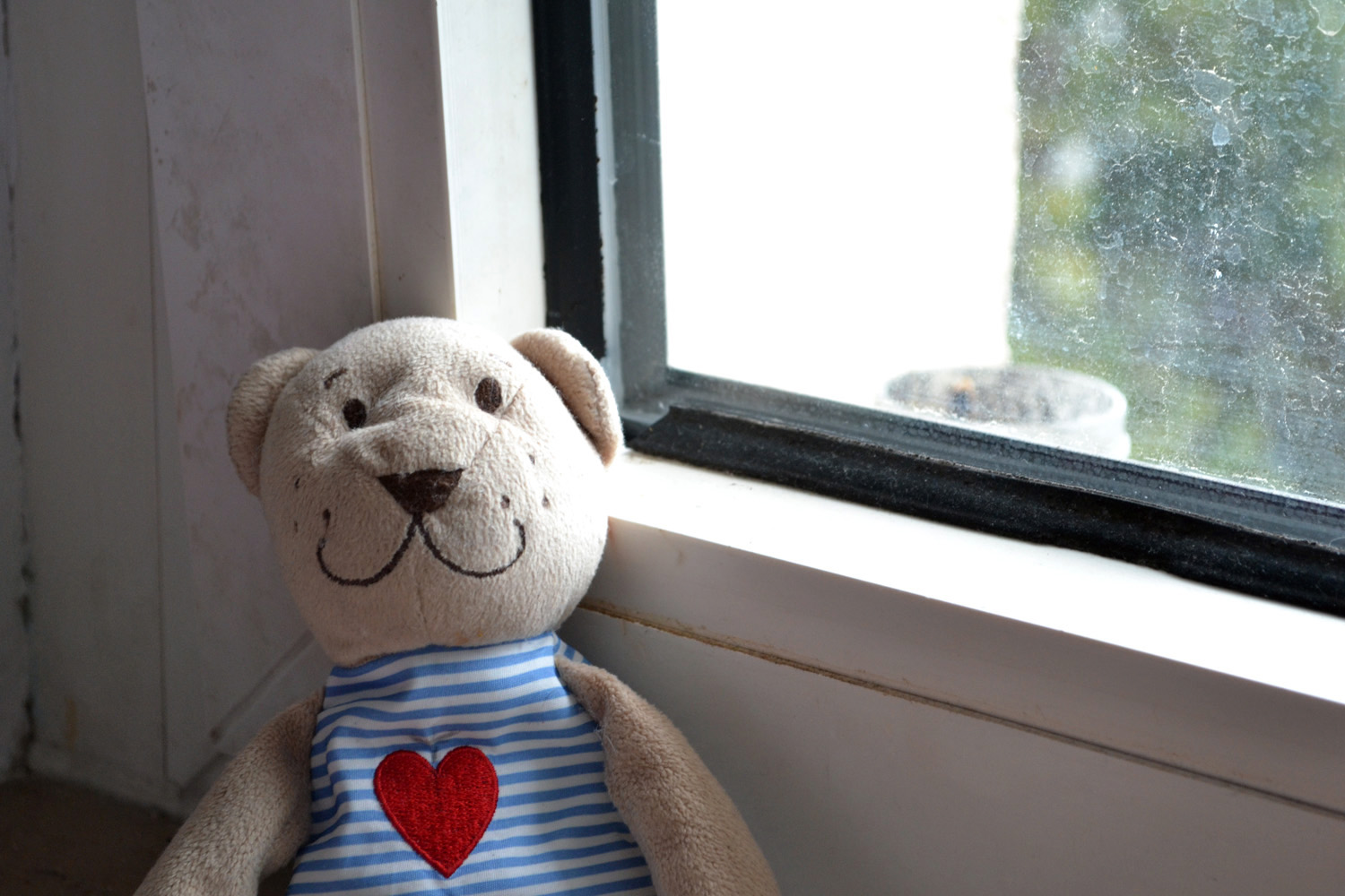 Dieser kleine Teddybär hat Marcel in seiner schweren Zeit Kraft gegeben. 